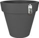 Elho pure round 80 - Grote Bloempot voor Binnen & Buiten - Gemaakt van Gerecycled Plastic - Ø 77.0 x H 70.0 cm - Antraciet