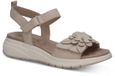 Caprice Dames Sandaal 9-28710-46 Wit Leer G-breedte Maat 40 EU