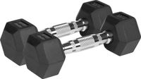 Rebel Active Serie - Hex Dumbbells - 2x3kg - Gietijzer en Rubber