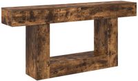 vidaXL Console tafel Gerookte Eik 160 x 30 x 74 cm