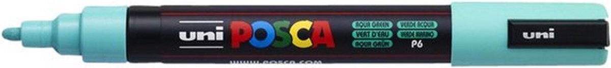 Posca Verfstift pc5m m zeegroen | 6 stuks