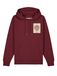Watapparel Sweatshirt ' Tarot The Pizza ' gemengde kleuren / bourgogne