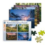 Ravensburger puzzel - 4 seizoenen - 4x 500 stukjes