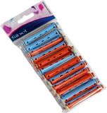 Sibel Permanentkruller Kort 12st Blauw Rood 10mm