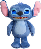 Just Play Disney Stitch - Many Moods Stitch - Interactieve Pluchen Knuffel - Met Geluid & LCD-ogen