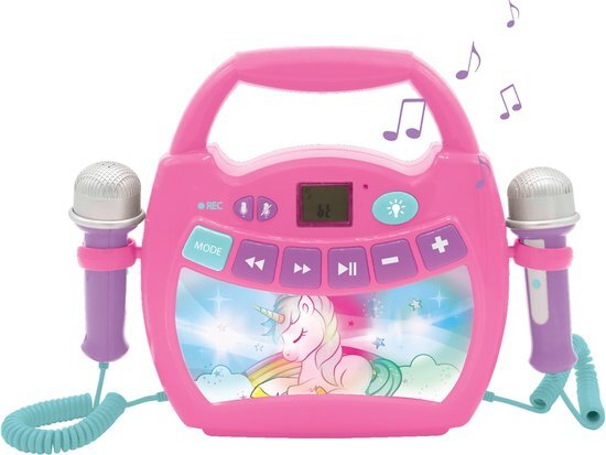 Unicorn Karaokeset met microfoons