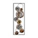 Handgeschilderd, decoratief metalen wandaccessoire, 32 x 90 x 4 cm, 100% metaal, unieke kleurvariaties, perfect voor huisdecoratie en kunstliefhebbers