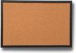 Merkloos / Sans marque Prikbord kurk - Zwart houten lijst - 40 x 60 cm
