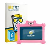 BROTECT Screenprotector 6 Stuks voor LETSGOSPT C88 7" Beschermglas transparant