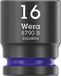 Wera 8790 B Impaktor-dop met 3/8\"-aandrijving, 16 x 30 mm - 05005507001