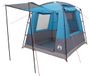 vidaXL Partytent 4-persoons Blauw 185T Polyester met PU Coating