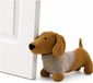 Boltze Deurstopper Teckel hondje - 1 kilo - bruin - 36 x 23 cm