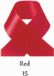 Berisfords Satijnlint Red 15 mm (per meter)