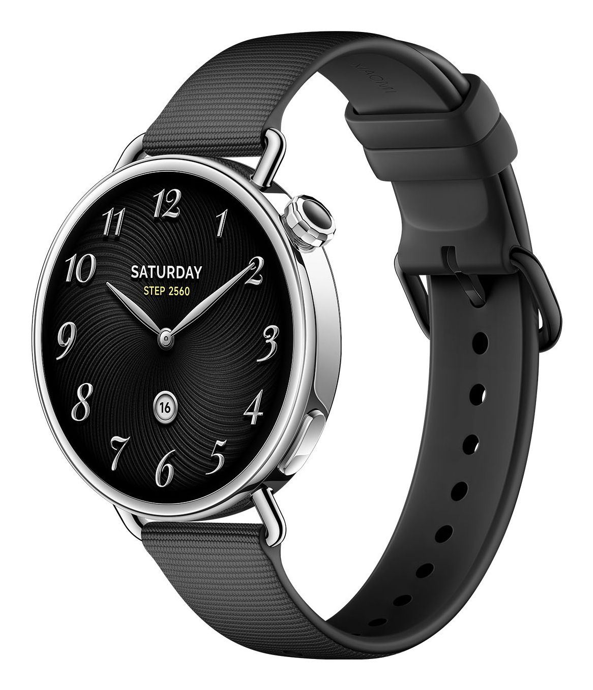 Xiaomi Watch S4 Smartwatch - 41mm - AMOLED - Zilver - Zwart Band