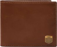 FOSSIL Hayes Bifold Kaarthoes - Bruin Leer