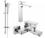 Mexen Cetus DQ45 set de bain, chrome
