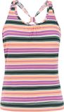 Protest MIXZester Tankini Top Dames - Gestreept - Mouwloos - Paars