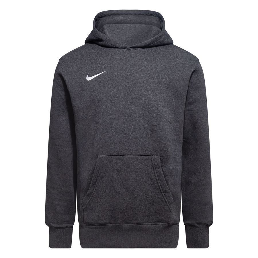 Nike Park26 Flc Po Hoodie voor kinderen Charcoal Heathr/White 10/12 jaar