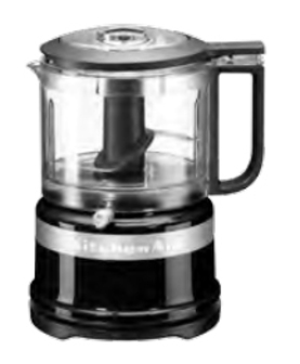 KitchenAid 5KFC3516S Mini Food Processor - 0.83L - Black