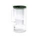 Wessper Waterfilterkan Glazen met LED-indicatorr, 2 liter, met filterpatronen - Groen