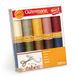 Gutermann 734521-3 draadset natuurlijk katoen 50 100m/10 rollen, meerkleurig