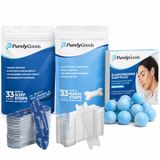 PurelyGoods® Anti Snurk Set - Mondtape - Neusstrips - Slaapoordoppen