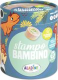 Aladine Stempelset Dinosaurus FSC Houten Speelgoed voor Kinderen