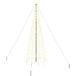 Sapin de Noël Cfw59473 Sapin de Noël LED blanc chaud 400 cm Fer