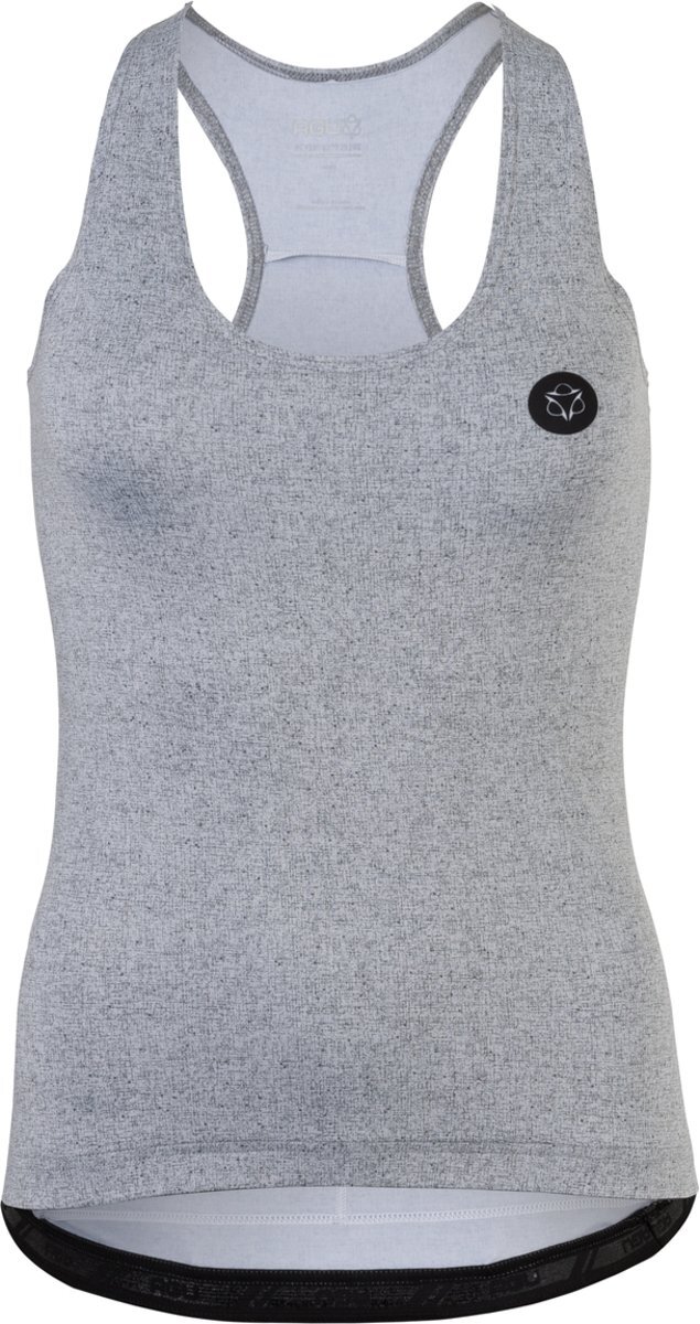 AGU Melange Singlet Essential Dames Fietsshirt - Maat S - Grijs