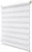 Unyqoos® Blanc store duo sans perçage réglable en continu pour diverses pièces