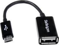 StarTech Micro USB naar USB OTG adapter - M/F - 12 cm USB kabel