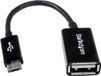 StarTech Micro USB naar USB OTG adapter - M/F - 12 cm USB kabel