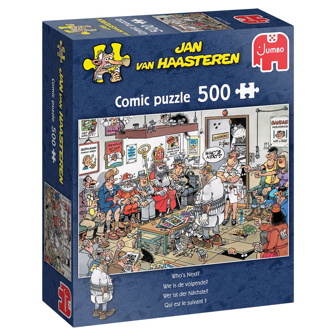 Jumbo Jan van Haasteren - Wie is de volgende? - 500 stukjes puzzel - Legpuzzel - 12+ jaar