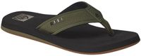 Reef The Layback Heren Teenslippers - Zwart/Olijfgroen - Maat 40