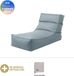 Blomus Chaise longue d'extérieur -STAY- taille L avec housse de protection Océan offerte