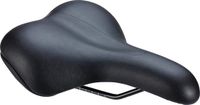 BBB Cycling BaseShape Relaxed Fietszadel Heren en Dames - Waterdicht E-bike of Stadsfiets Zadel - Fietshouding Relaxed 75° - 255 x 190mm - Zwart – BSD-56