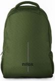 Nilox NXBPBASICECO rugzak Groen Stof/Weefsel, Polyester