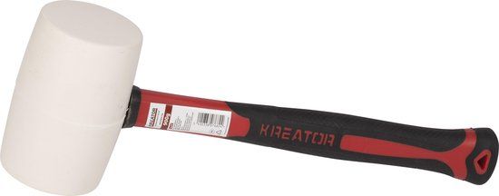 Kreator Rubber Hammer - 900g - Fiber Handle - KRT904106