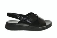 Caprice Zwarte Sandalen Lak Plateau Dames Maat 40