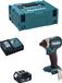 MAKITA Schlagschroefmachine DTD153RTJ1 (1 x 5,0 Ah accu + oplader DC18RC + MAKPAC 2 opbergkoffer)