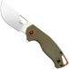 MKM Vincent VCN-GGS Satin N690CO, OD Green G10, Orange Aluminum couteau de poche, Jesper Voxnaes design
