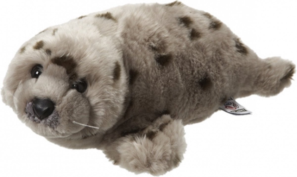 Nature Planet Knuffel zeehond met stippen 40 cm