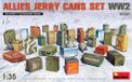 MiniArt Modelbouwpakket Militaire voertuigen - 35587 Allies jerry cans set WWII Plastic - 1:35 - Modelbouw