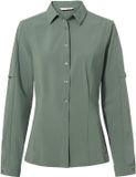 VAUDE Women's Farley Stretch Shirt, Dames, Outdoorblouse, agave, Maat 34