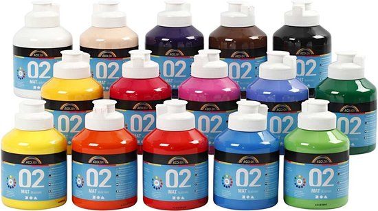 A-Color Acrylverf - 02 Matt - 7500 ml