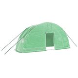 VidaXL Tuinkas met stalen frame, groen, 12 m², 6x2x2,85 m