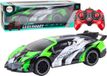 LEAN TOYS Voiture de sport télécommandée Rc 1:10 25 km/h vert clair sur