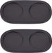 Plateau pour salière et poivrière - Repose-poivrière en bois - Protection de table à manger - Accessoires pour salière et poivrière - Rangement de cuisine - Artisanat de décoration intérieure - Noir - 149 x 75 cm