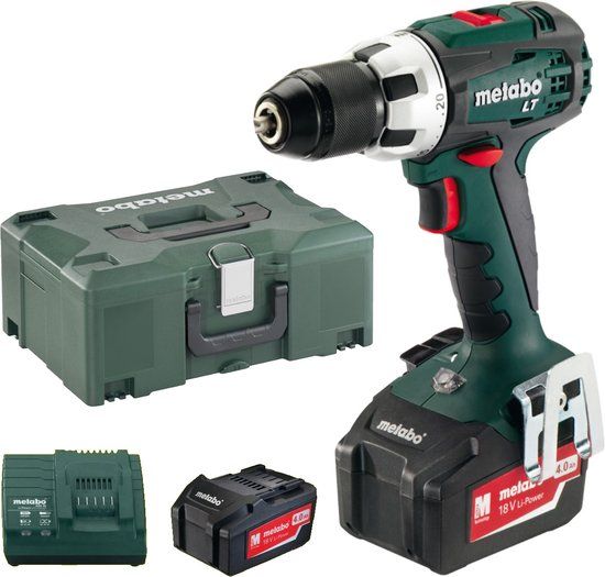 Metabo BS 18 LT Accu Schroefboormachine 18V 4.0Ah Li-Ion | Incl. Koffer