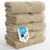Hammetex Gastendoekjes 5-delige Set 30x50 cm, 100% Katoen Badstof | OEKO-TEX gecertificeerd, zacht & absorberend, badstof, met ophanglus, voor badkamer, gastentoilet & keuken
